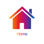 Little house icon for home segments