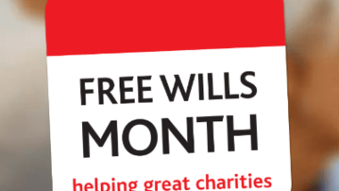 logo to promote free wills month